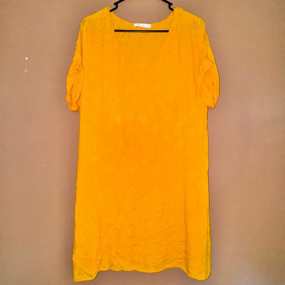 Cupshe Yellow Lace Summer Dress - Size Small - Picture 1 of 7